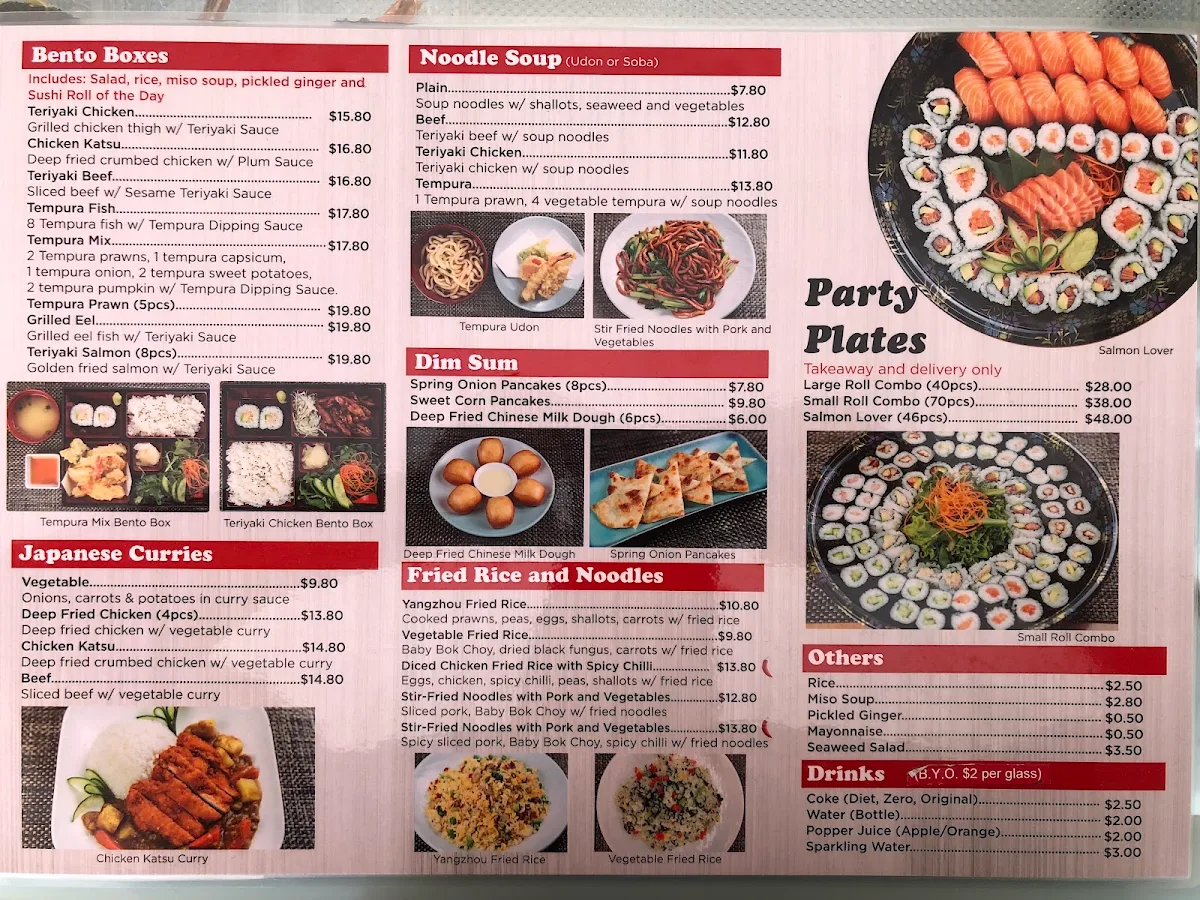 Menu, Bento&Studio