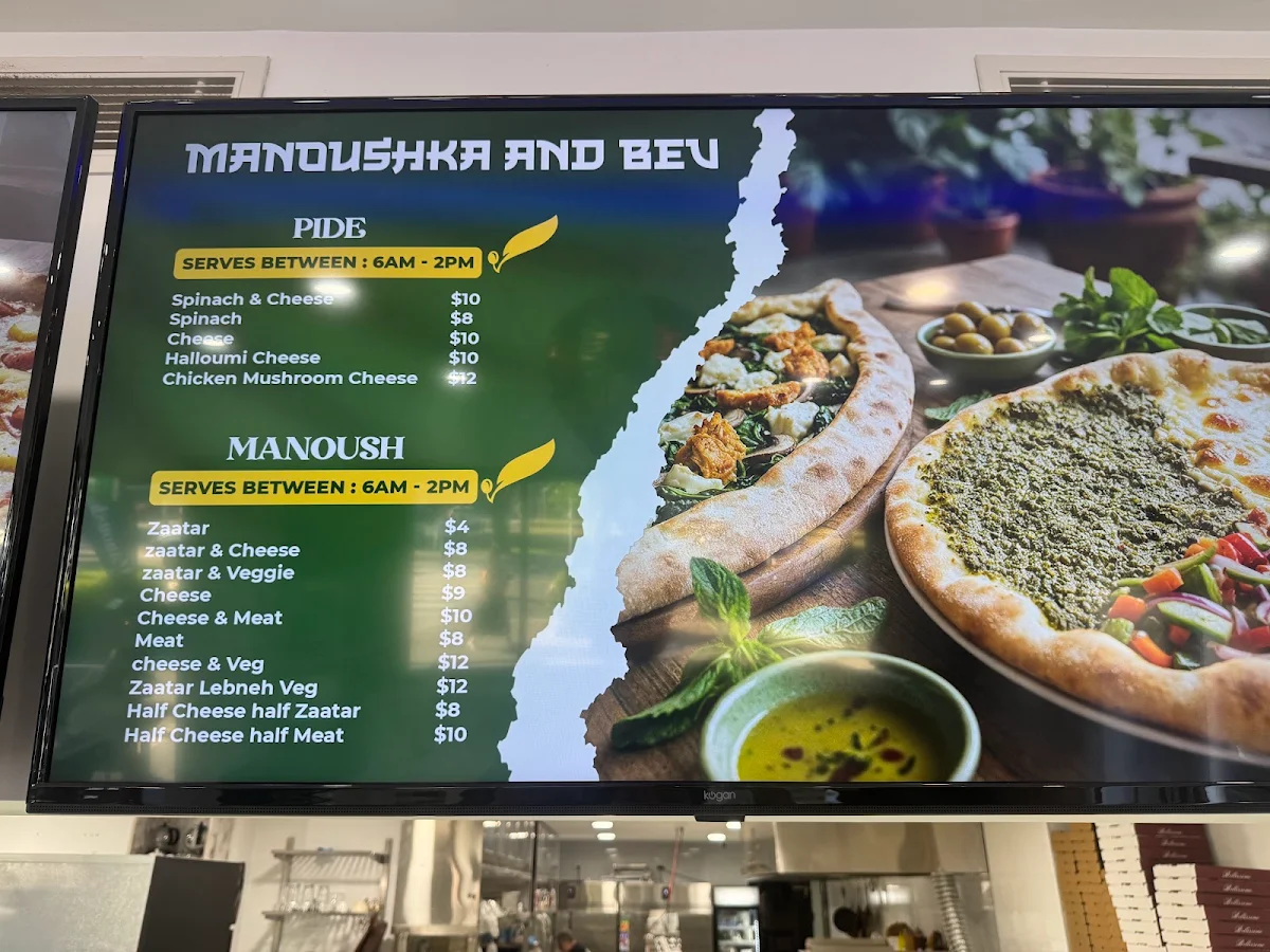 Menu, Manoushka