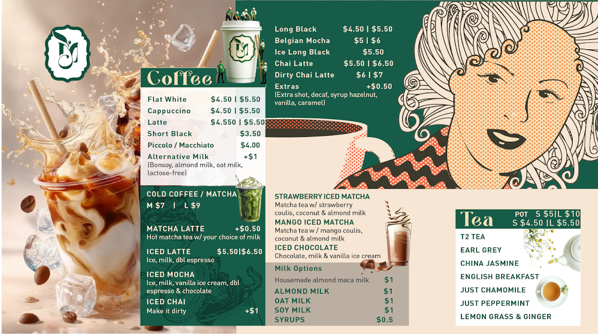Menu, Manoushka