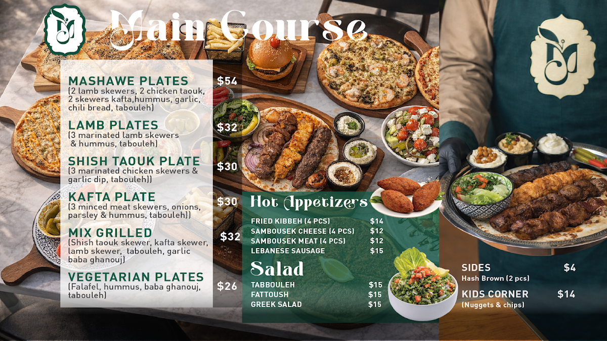 Menu, Manoushka