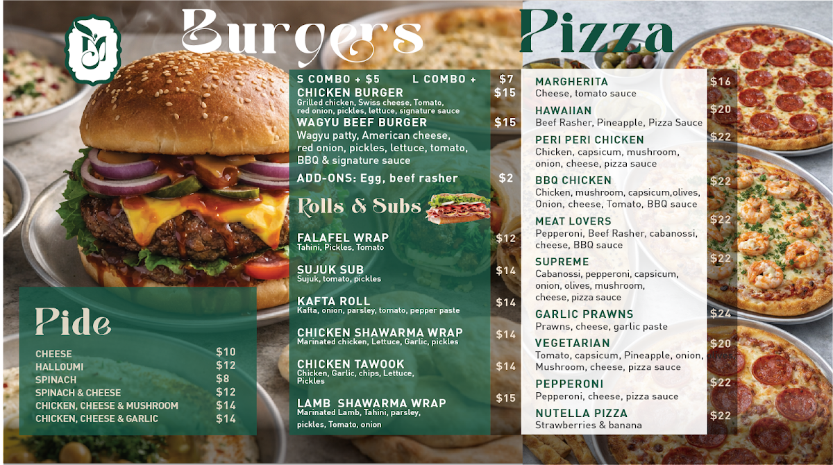 Menu, Manoushka