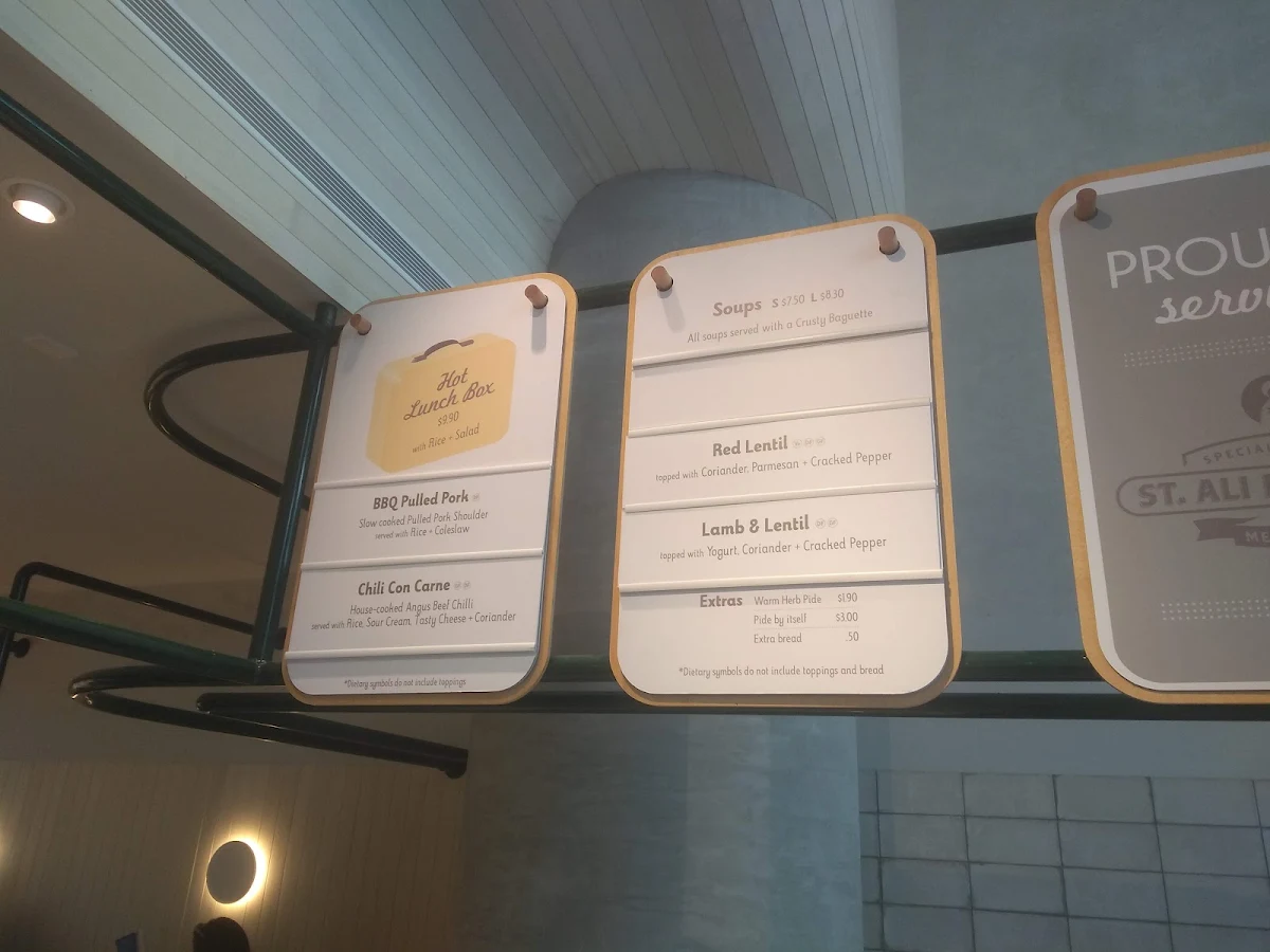 Menu, Bluebag Fresh