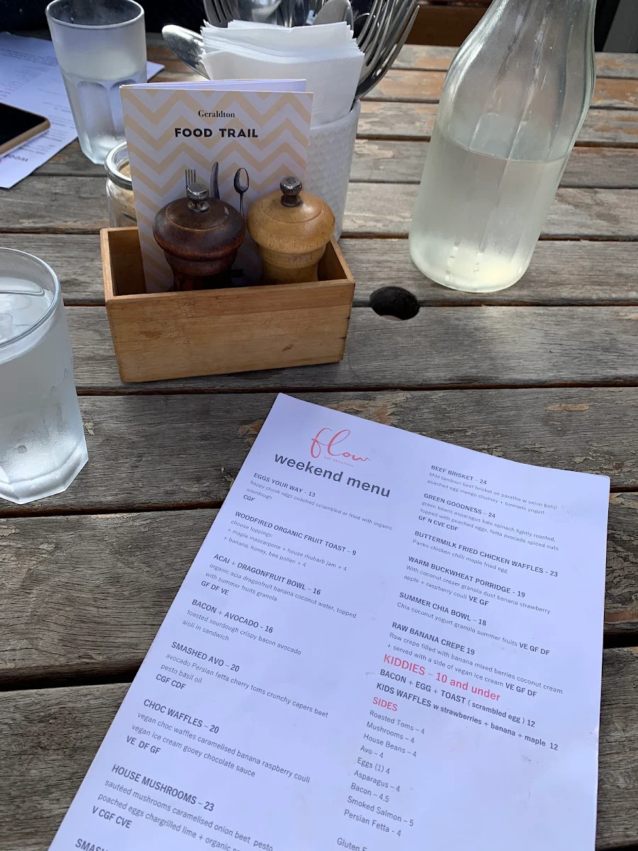 Menu, Flowvitality