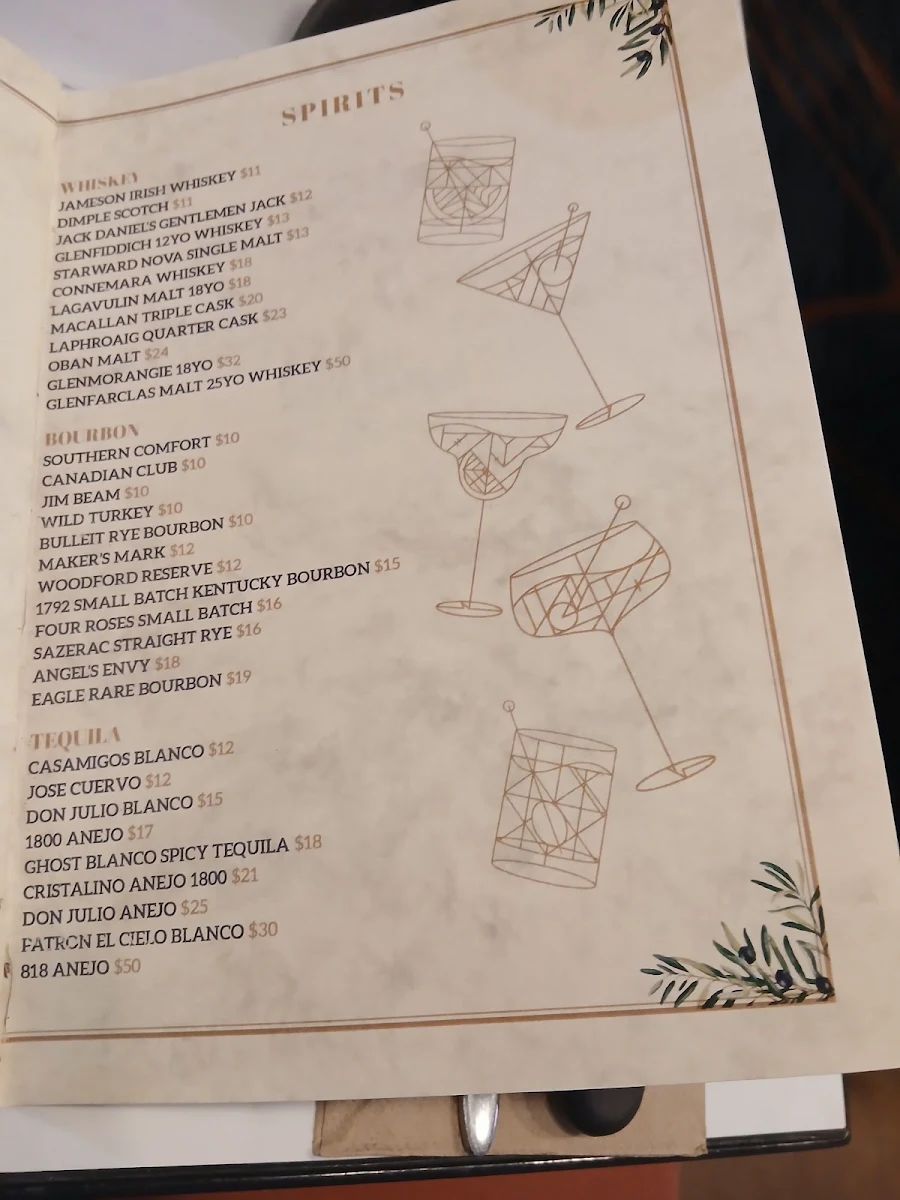 Menu, Good Intent Hotel