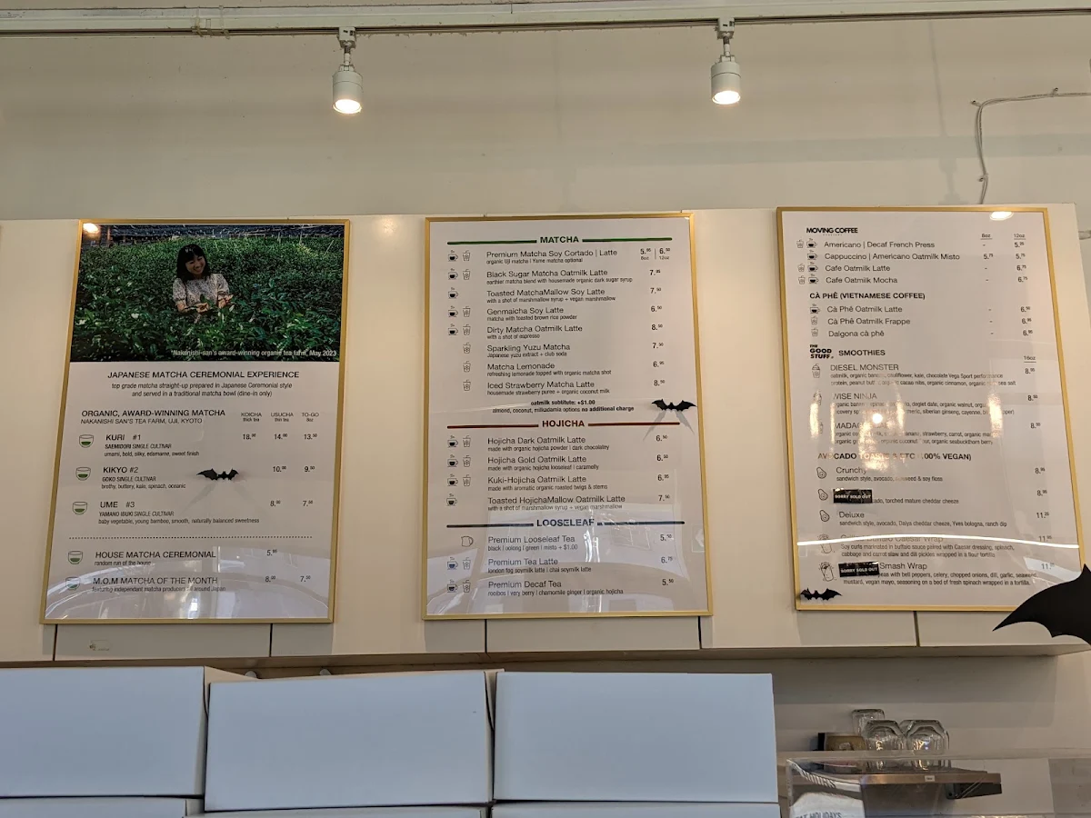 Menu, Whisk Matcha Cafe
