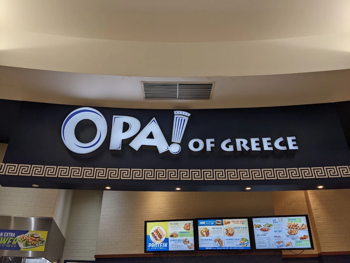 Menu, OPA! of Greece Coquitlam