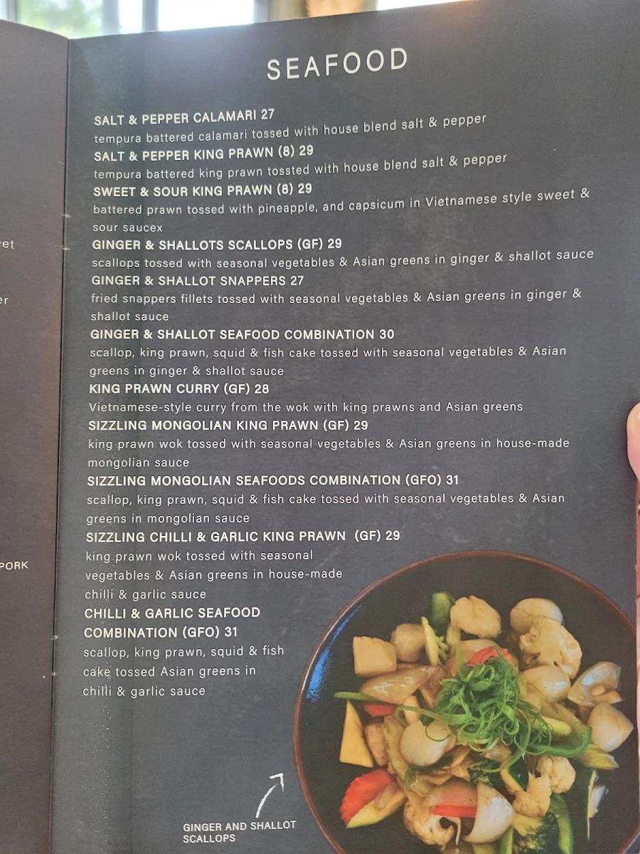 Menu, VIETFOOD SPRINGWOOD