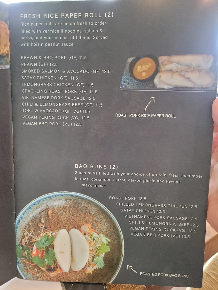 Menu, VIETFOOD SPRINGWOOD