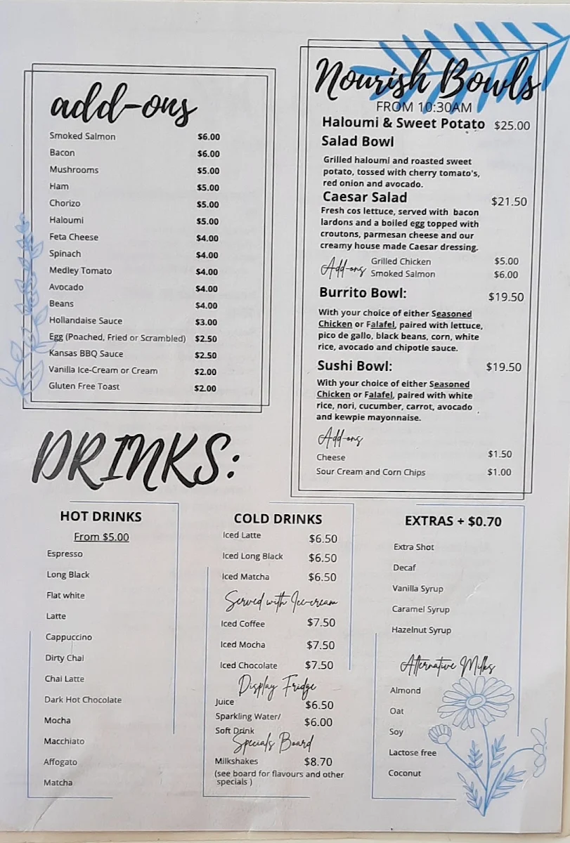Menu, The Happy Wife