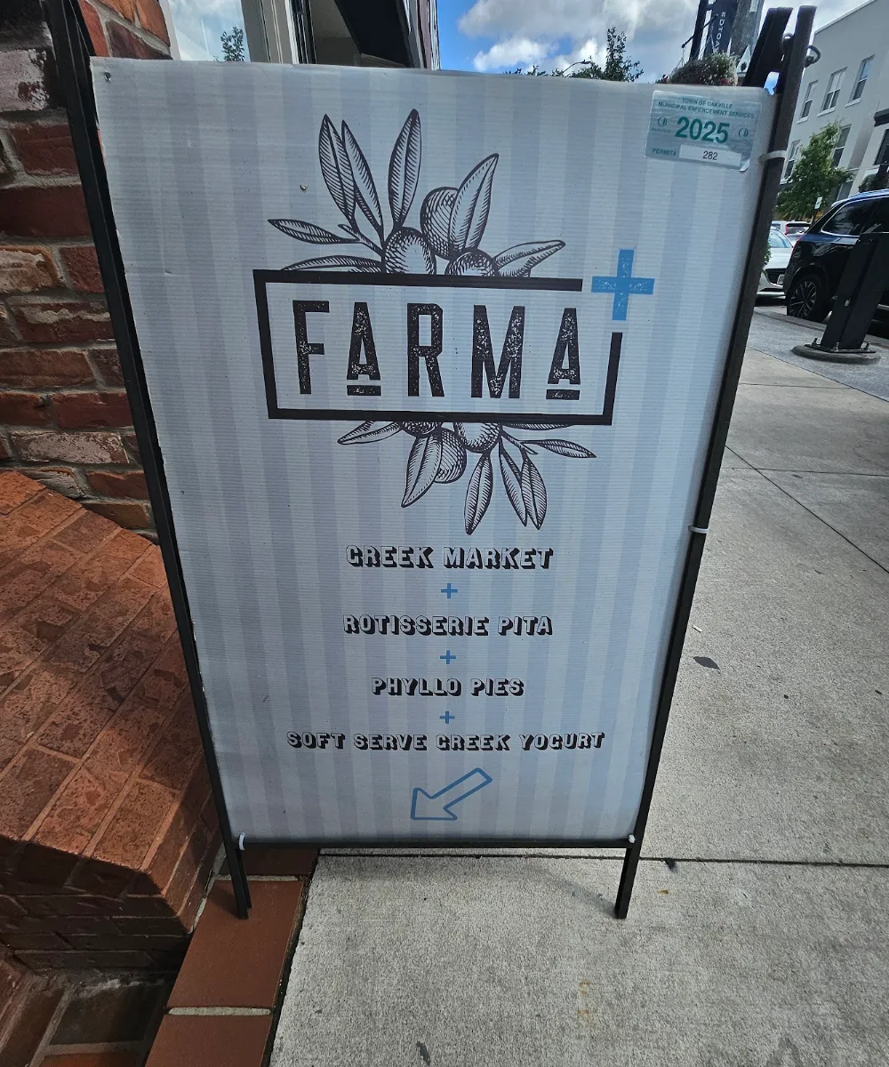 Menu, Farma Greek