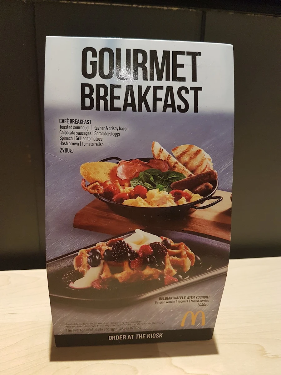 Menu, McDonald's Hoppers Crossing
