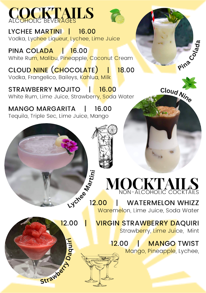 Menu, Manyaman Browns Plains