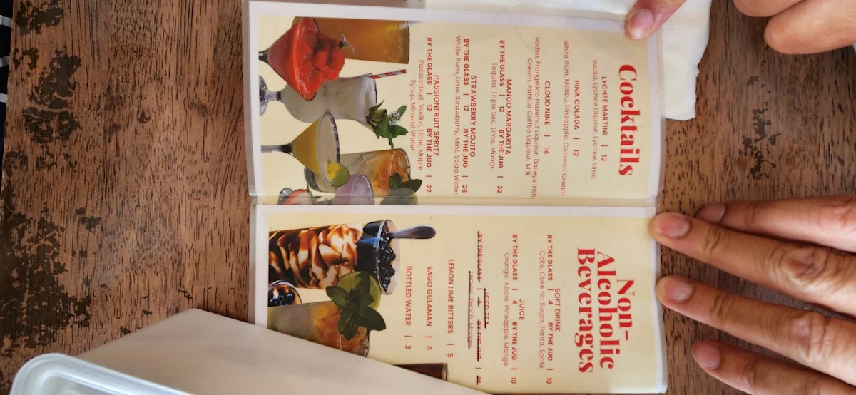 Menu, Manyaman Browns Plains
