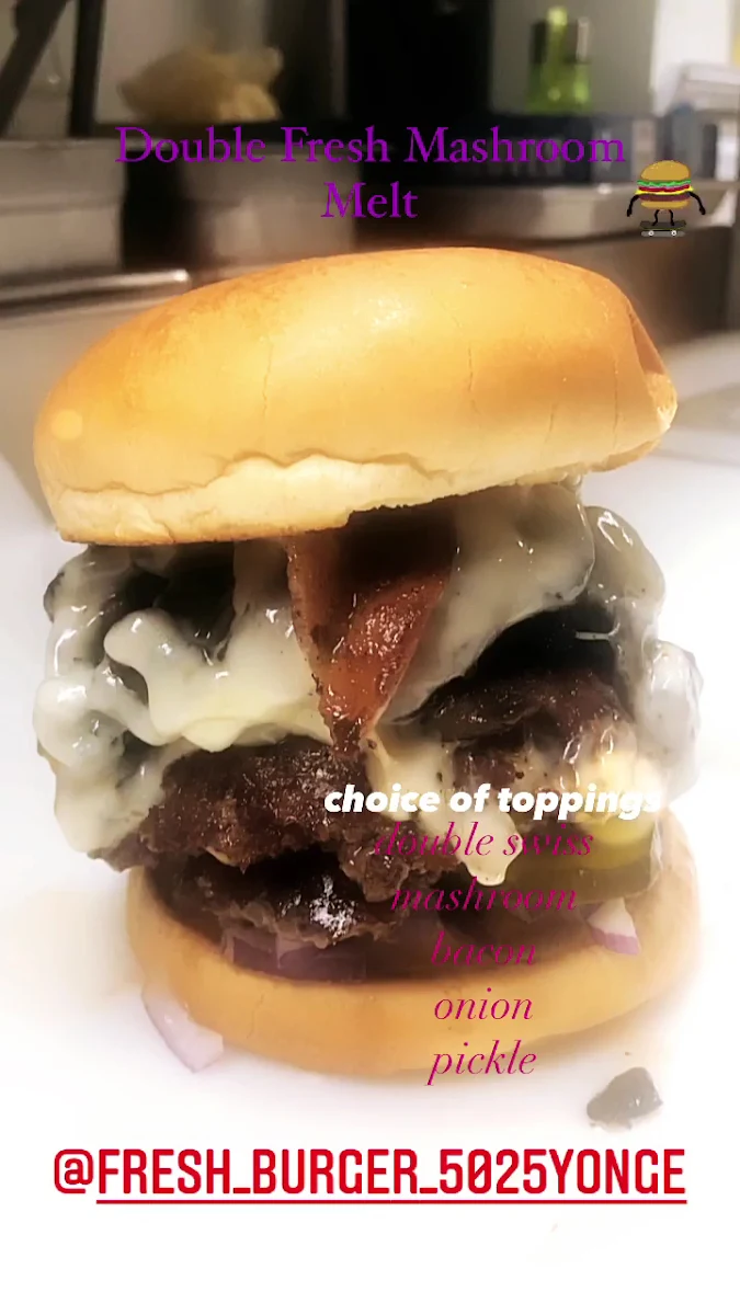 Food & drink, Fresh Burger Yonge Street