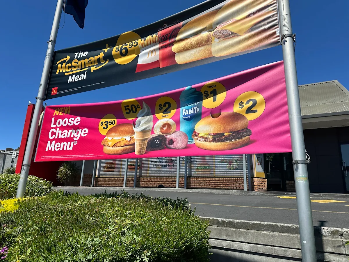 Menu, McDonald's Rosny Park