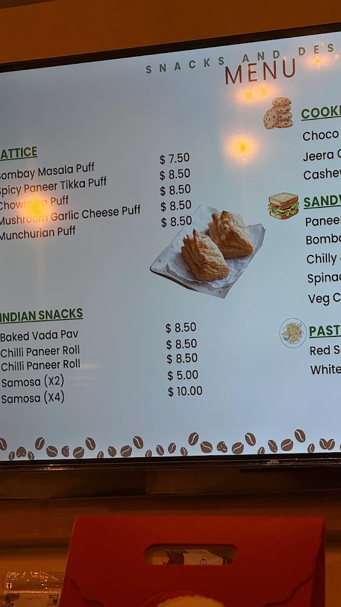 Menu, Cocobella