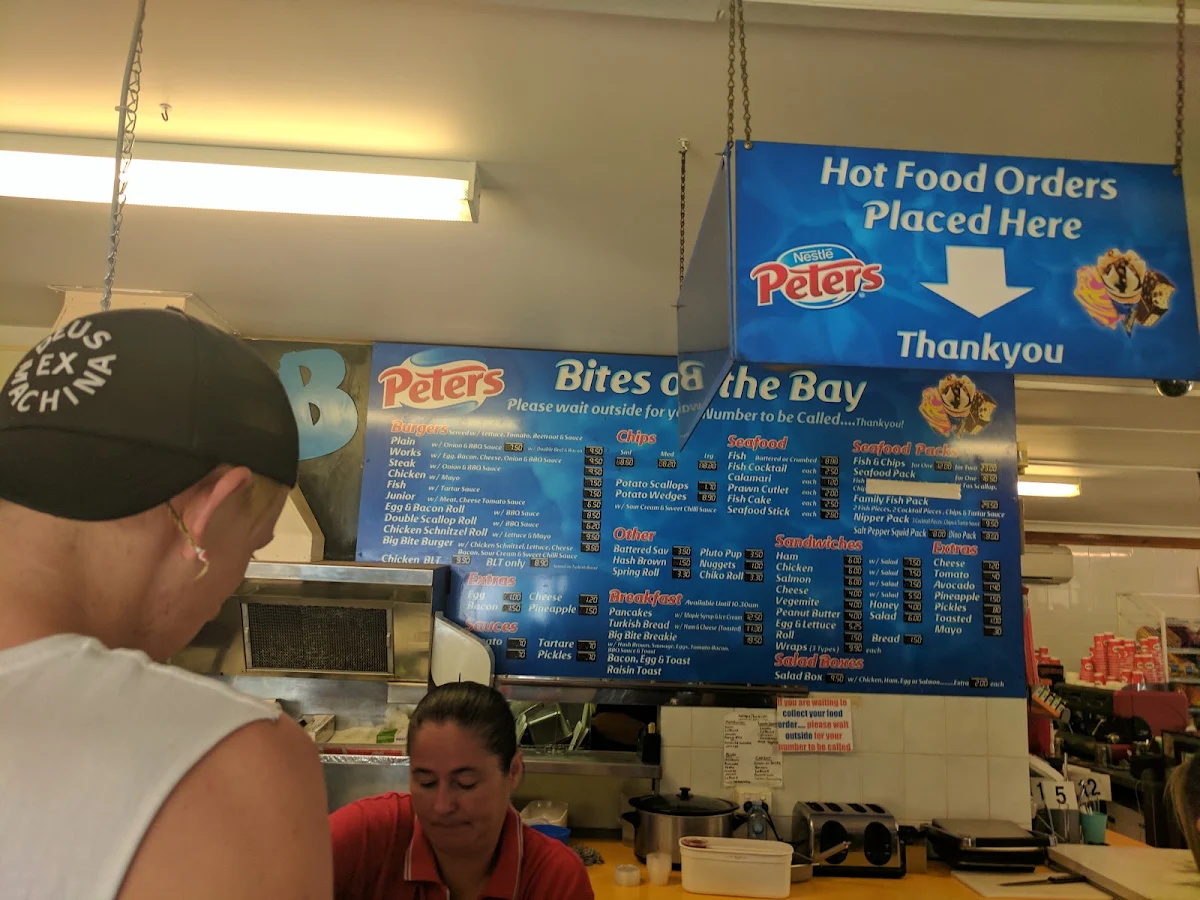 Menu, Bites On The Bay