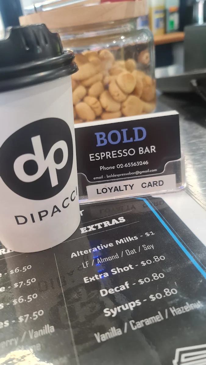 Menu, Bold Espresso Bar