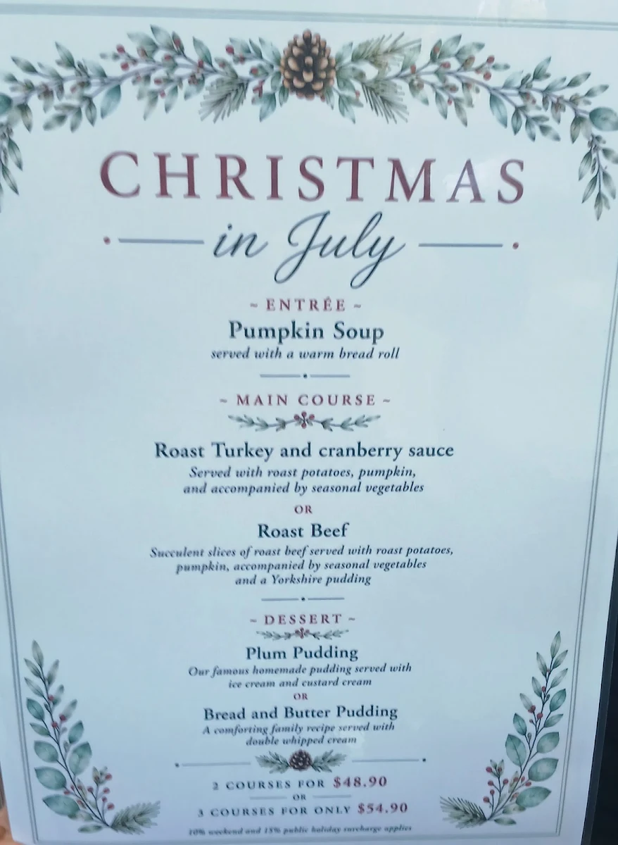 Menu, Fortnums Restaurant & Wedding Venue