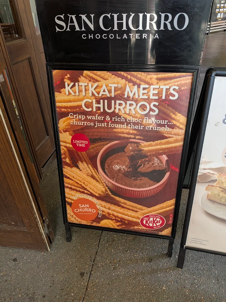 Menu, San Churro Docklands