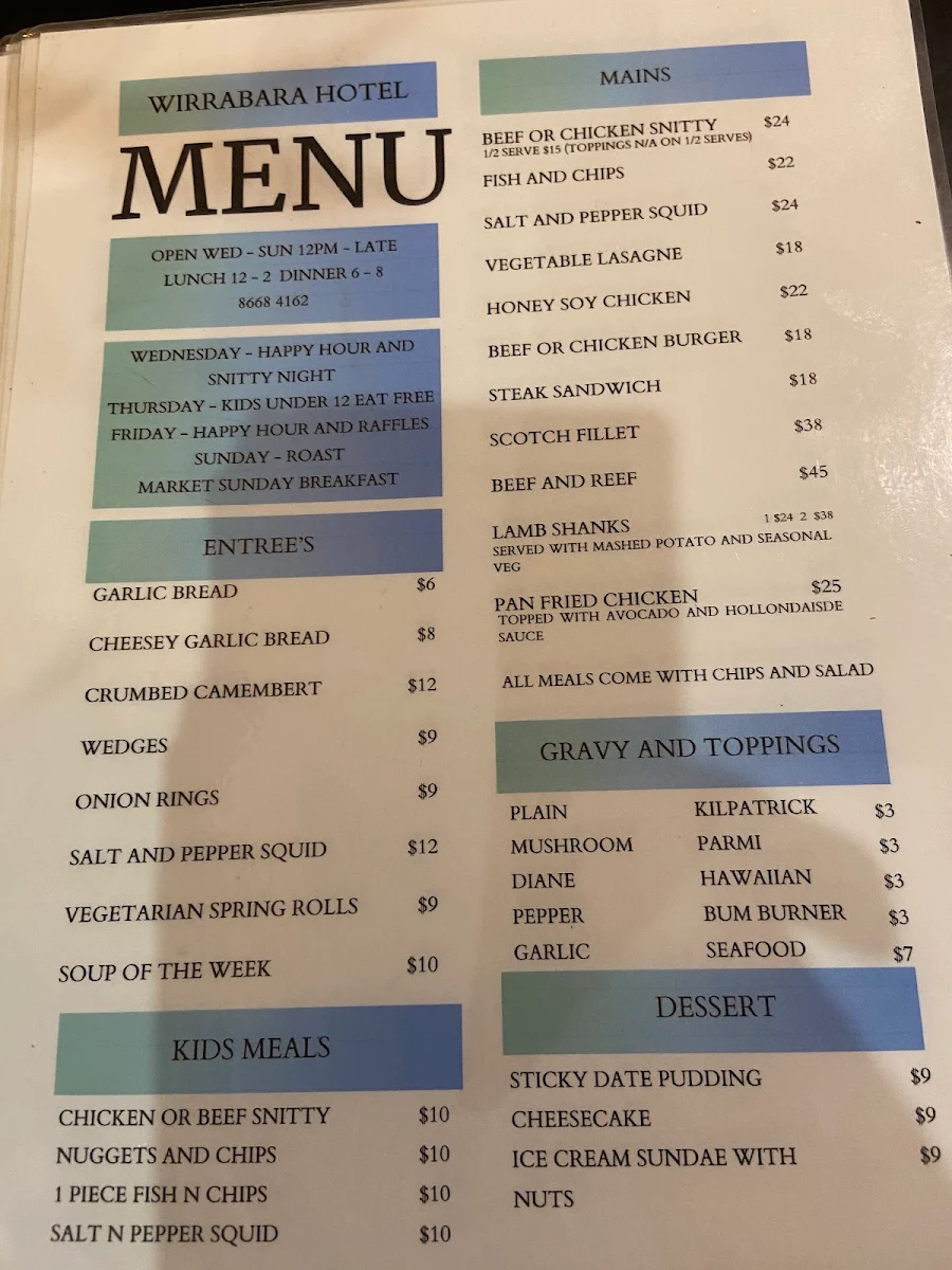Menu photo 1