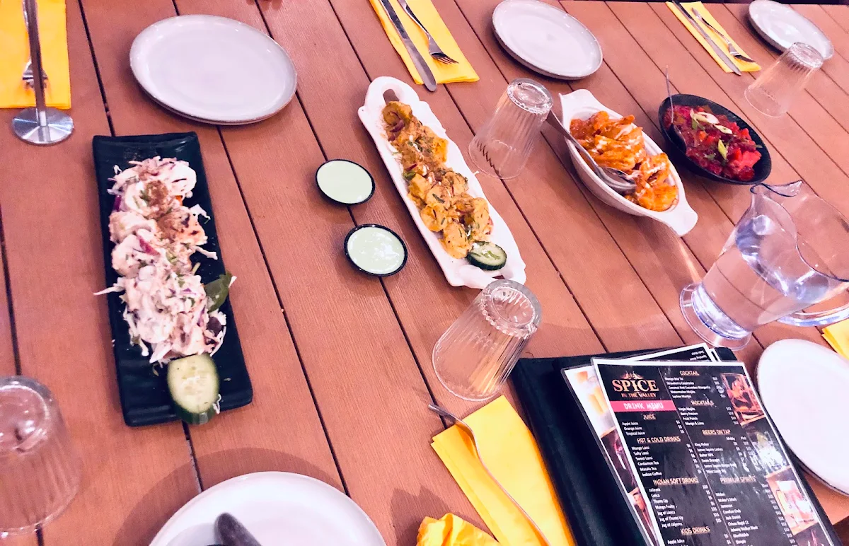 Menu, Spice in the Valley