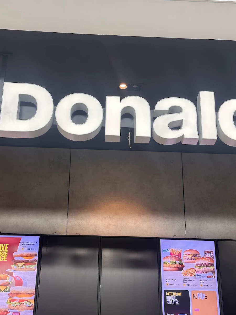 Menu, McDonald's Springfield Orion F/C