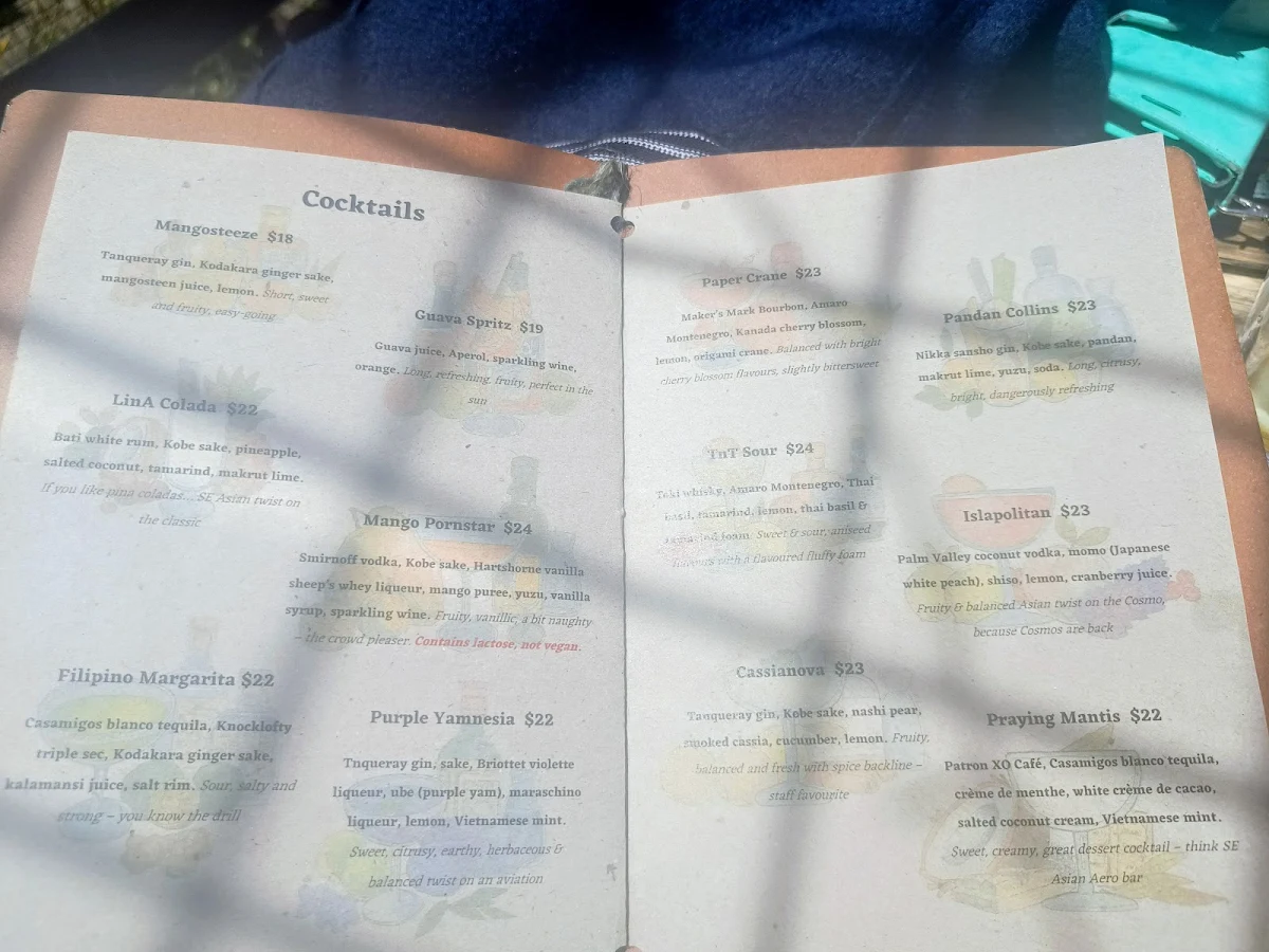 Menu, Lost in Asia