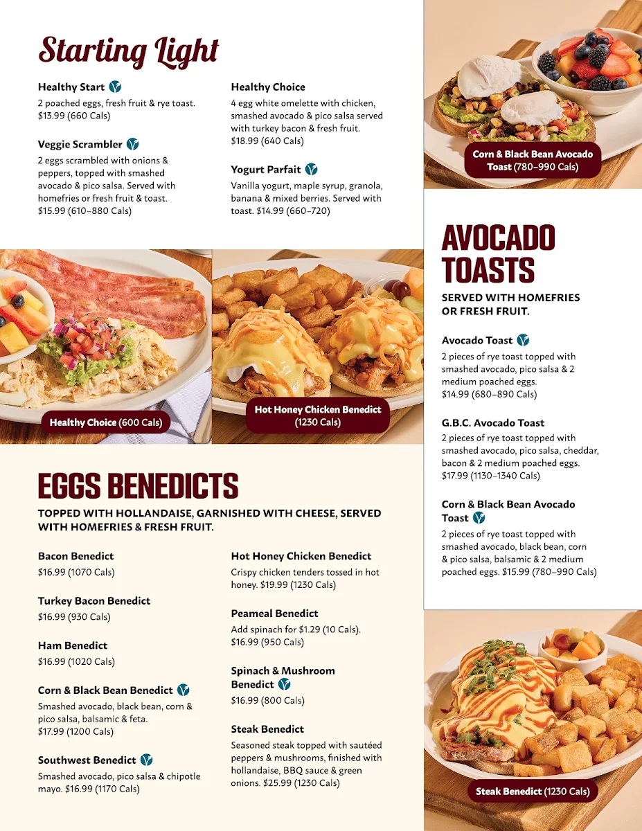Menu, Stacked Pancake & Breakfast House