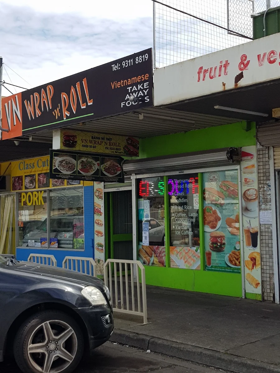 Menu, VN Wrap & Roll - Sunshine North