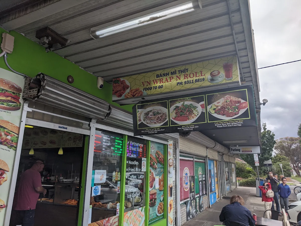 Menu, VN Wrap & Roll - Sunshine North