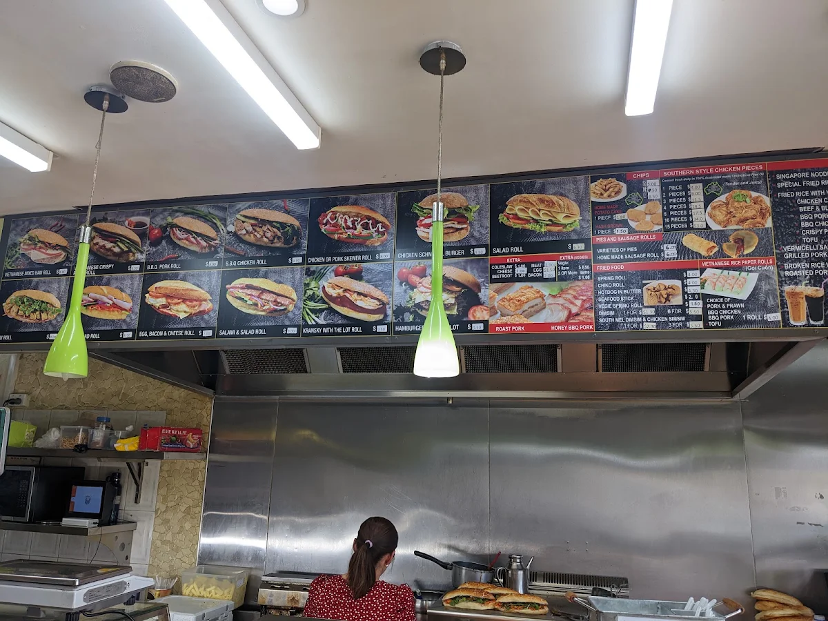 Menu, VN Wrap & Roll - Sunshine North