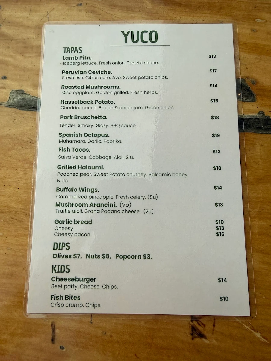 Menu, Rails Kitchen