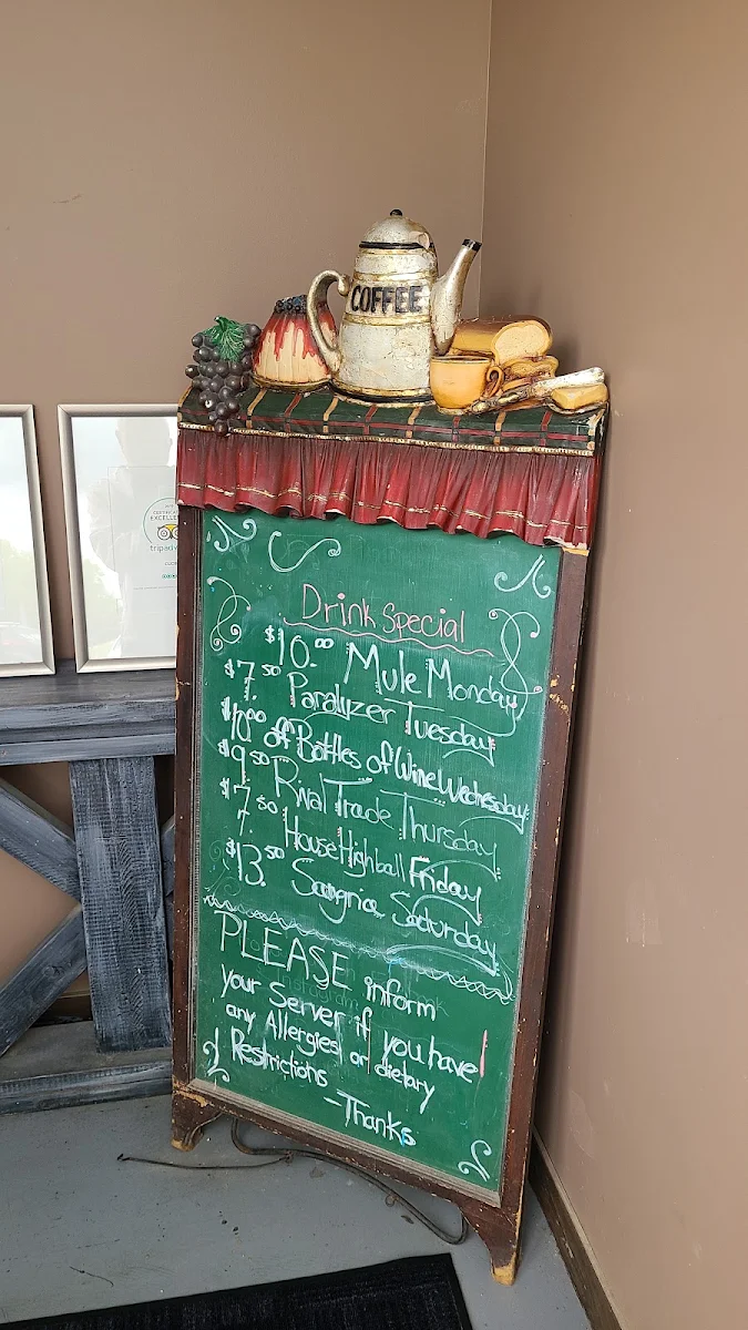 Menu, Cucina