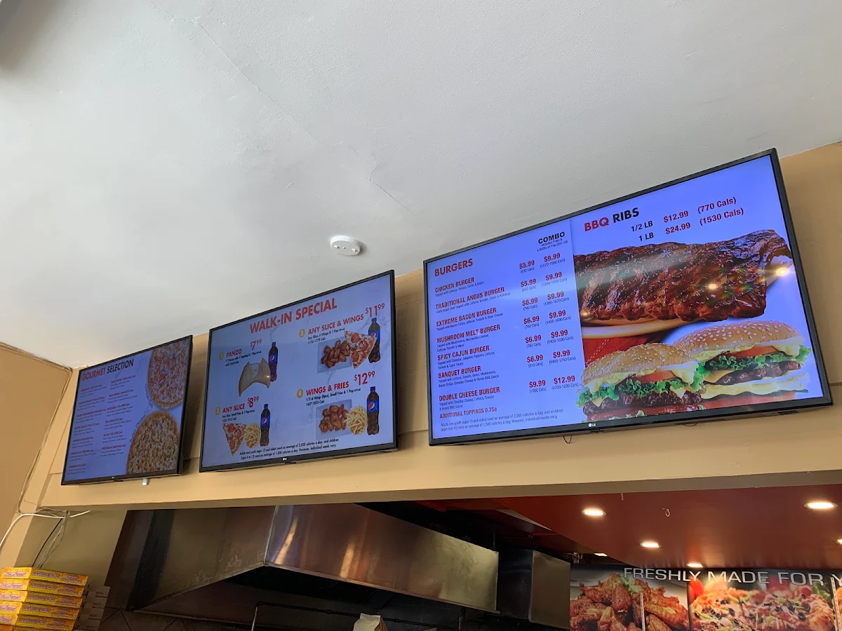 Menu, Wing Machine