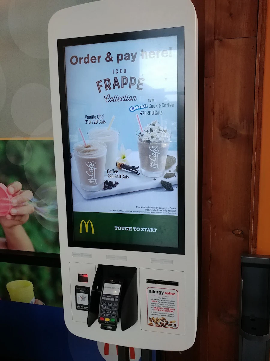 Menu, McDonald's
