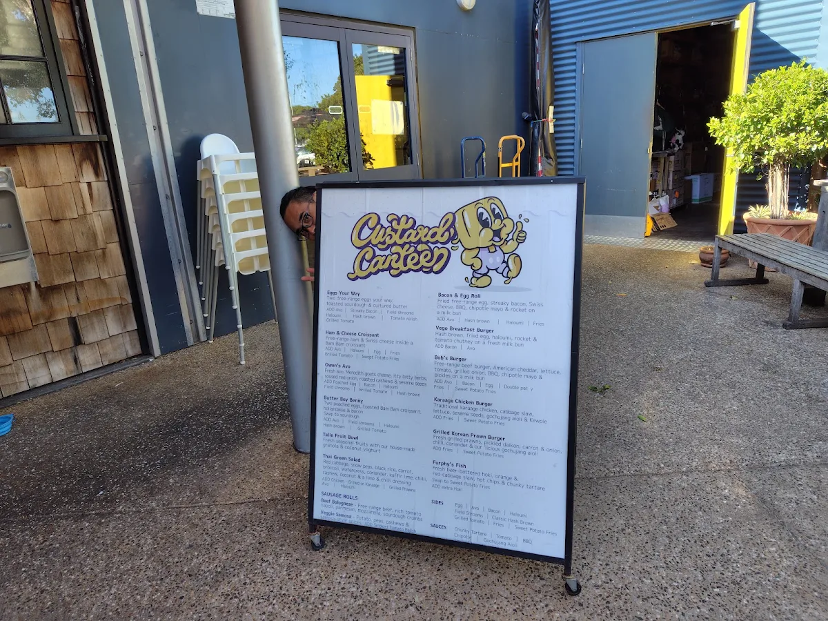 Menu, Custard Canteen