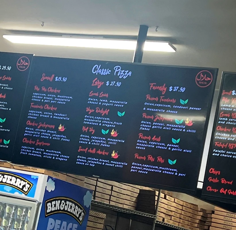 Menu, Big Brother Pizza & Kebab - Bundoora