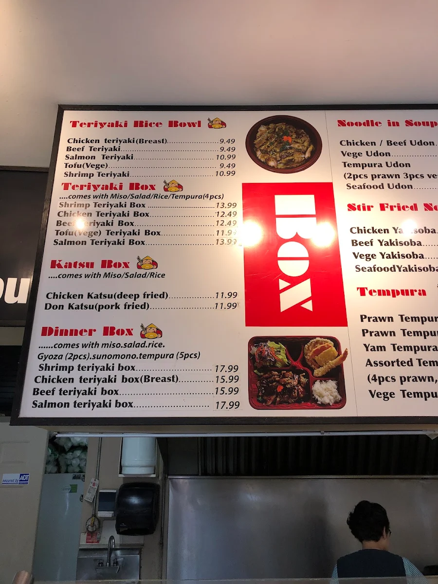 Menu, Sooke River Store