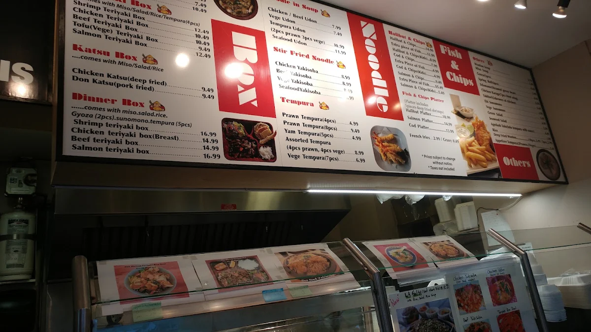 Menu, Sooke River Store