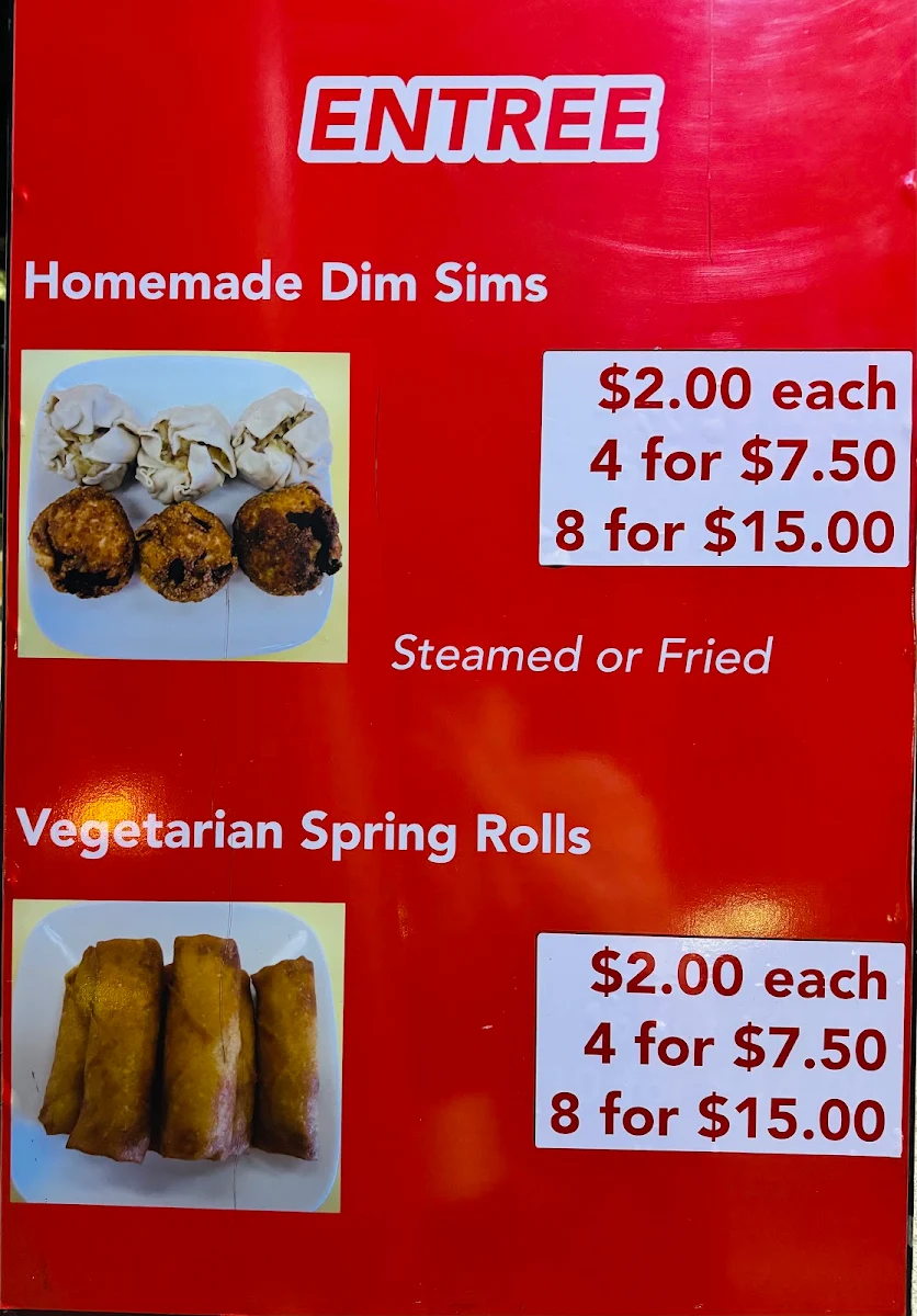 Menu, Noodle Canteen Somerville