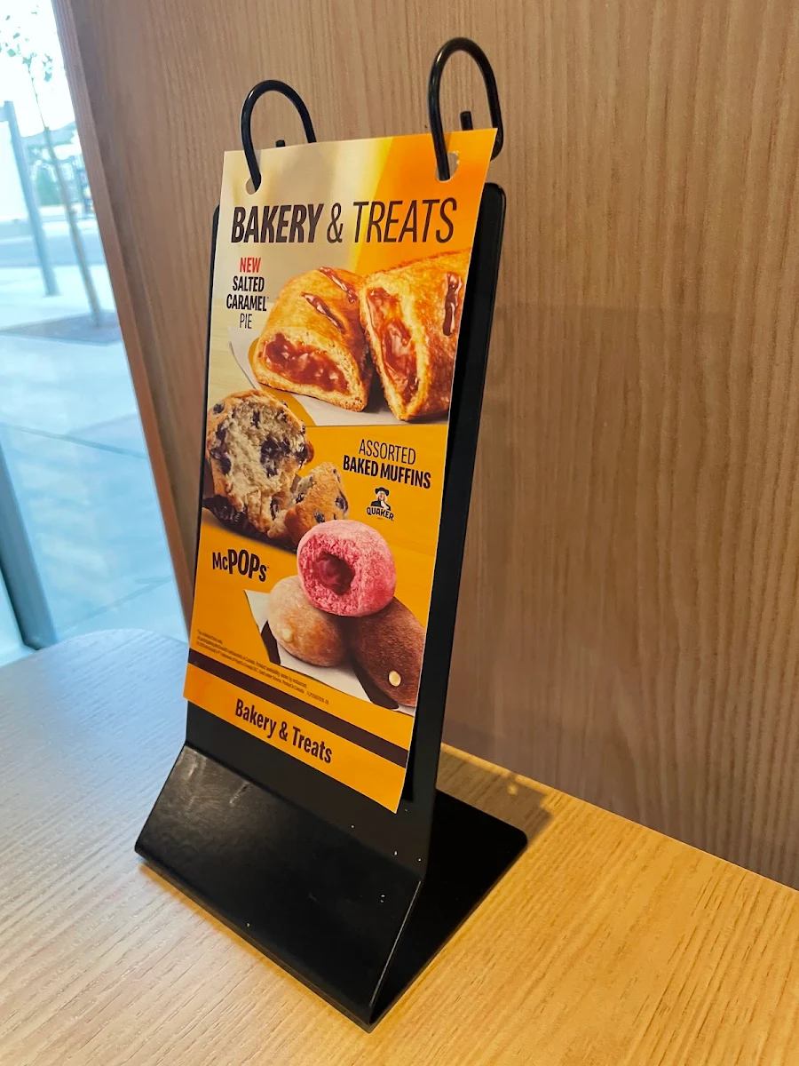 Menu, McDonald's
