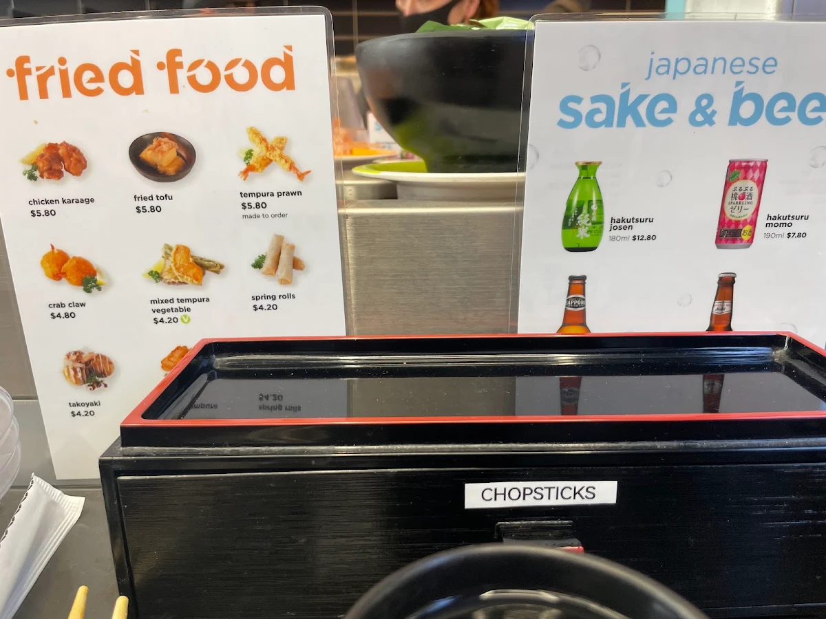 Menu, Sushi Hub One Hurstville Plaza