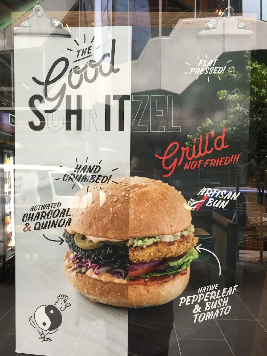 Menu, Grill'd Burgers - Flinders Lane