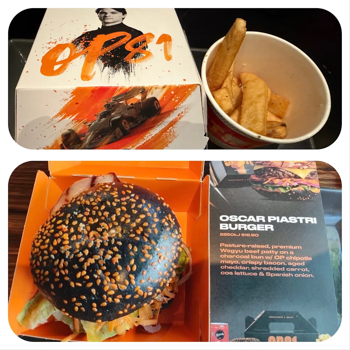 Menu, Grill'd Burgers - Flinders Lane