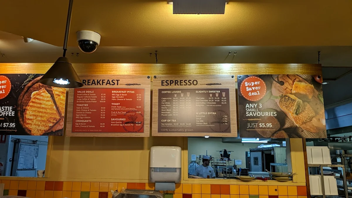 Menu, Banjo’s Bakery Café – Hobart