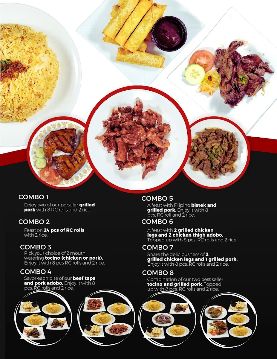 Menu, Rice Craving Asian Cuisine Ltd.
