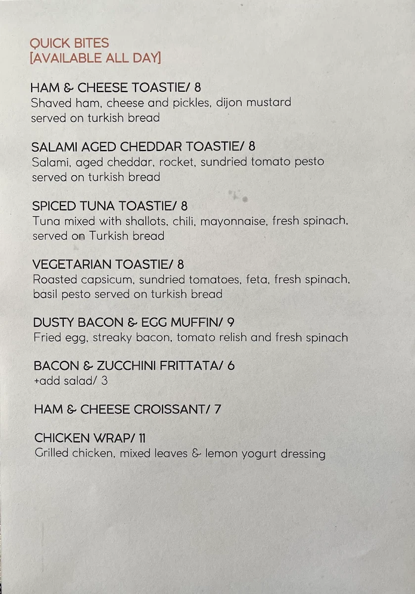 Menu photo 1
