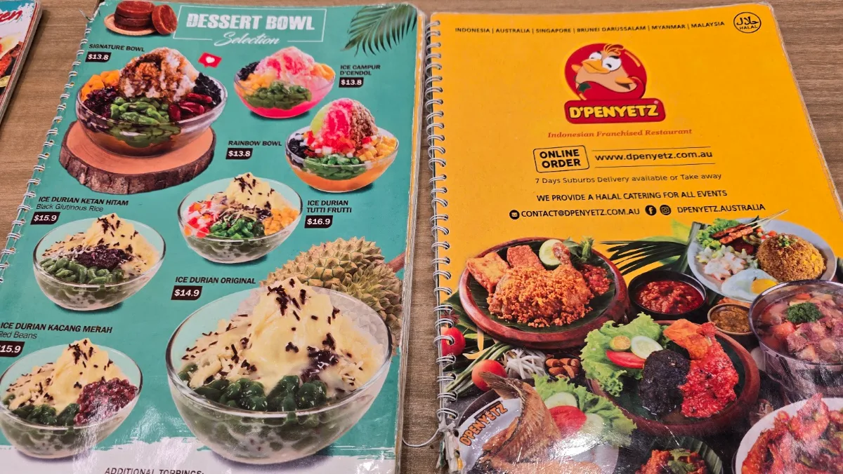 Menu, D'penyetz & D'cendol Sussex (Halal)