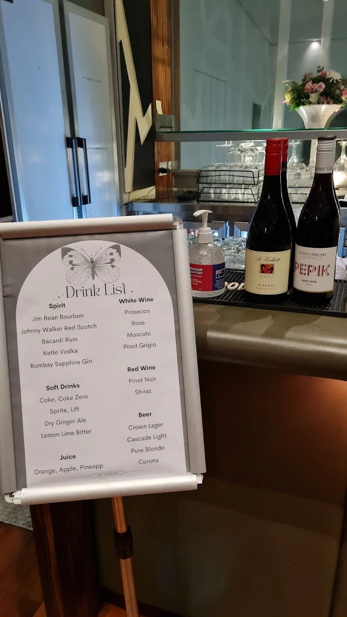 Menu, Mr Hobson